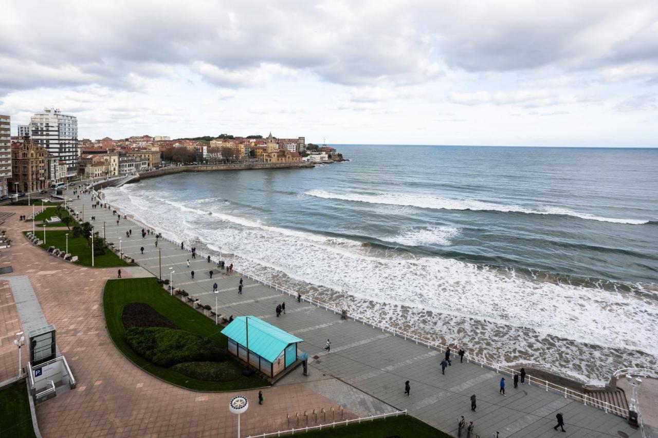 Amanecer Cantabrico Lägenhet Gijón Exteriör bild